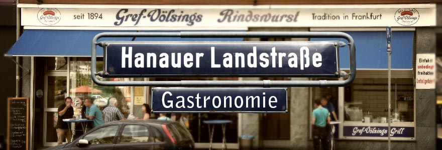 Hanauer Landstrasse - Gastronomie Banner